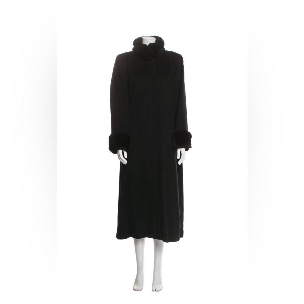 Searle Blatt Studio Wool Coat w/ Faux Fur